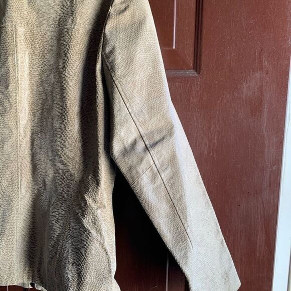 vintage Jacqueline Ferrar Pleather Jacket - Picture 8 of 12